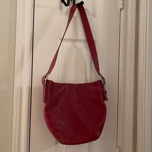 Coach Red Shoulder Bag